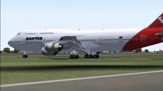 Screenshot 4 — Qantas Boeing 747-338RR