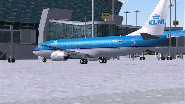 Screenshot 1 — KLM Boeing 737-800 Texture