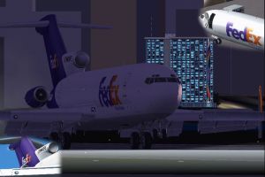 FedEx Boeing 727-200 N482FE For FS2004