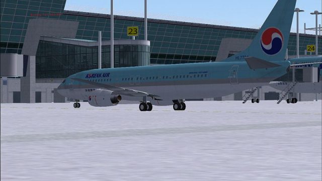 Screenshot 1 — Korean Air Boeing 737-800 Repaint