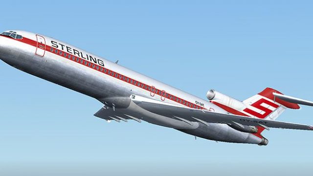 Screenshot 1 — Sterling Boeing 727-200