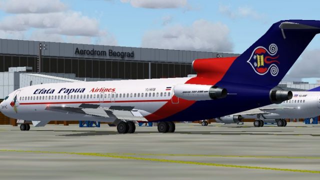 Screenshot 1 — Aviogenex Boeing 727-200 YU-AKM