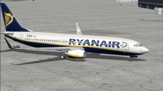 Screenshot 1 — Ryanair Boeing 737-800 default Textures