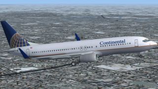 Screenshot 1 — Boeing 737-800 Continental Textures