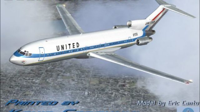 Screenshot 1 — United Boeing 727-200 N7635U