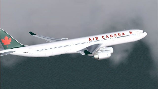 Screenshot 1 — Air Canada Airbus A340-500
