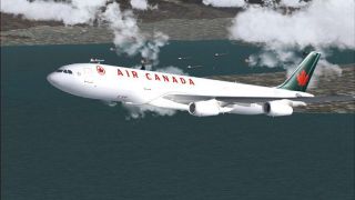 Screenshot 2 — Air Canada A340-313 C-GDVW