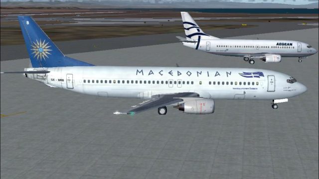 Screenshot 1 — Macedonian Airlines Boeing 737-46J