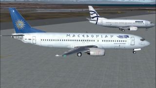 Screenshot 1 — Macedonian Airlines Boeing 737-46J