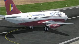 Screenshot 1 — Rutaca Vinotinto Boeing 737-200 YV-216C