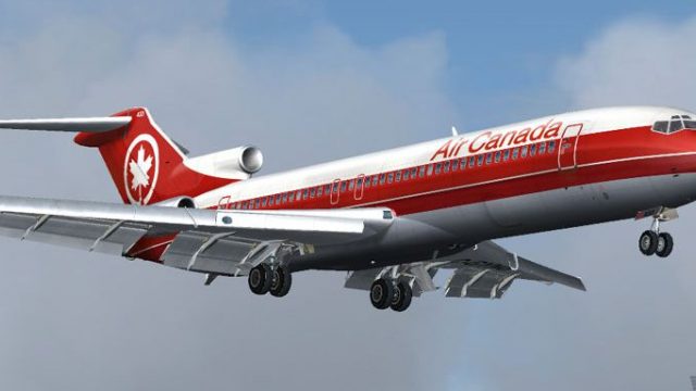 Screenshot 1 — Air Canada Boeing 727-200 (1988)