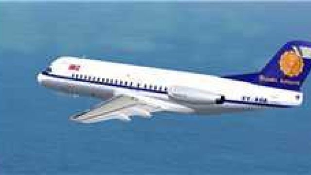 Screenshot 1 — Myanma Airways Fokker F28-4000 Twin Package