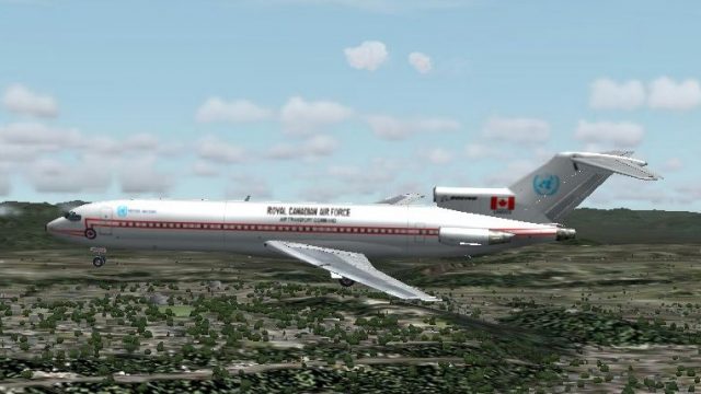 Screenshot 1 — CAF/UN Hybrid Boeing 727-200