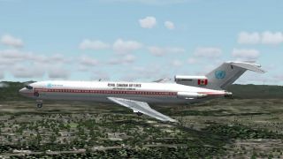 Screenshot 1 — CAF/UN Hybrid Boeing 727-200
