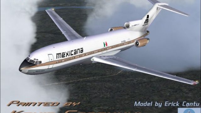 Screenshot 1 — Mexicana Boeing 727-200