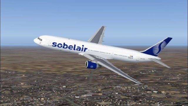 Screenshot 1 — Sobelair Boeing 767-300ER