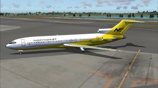 Screenshot 1 — Northeast Airlines Boeing 727-295 "Yellowbird"