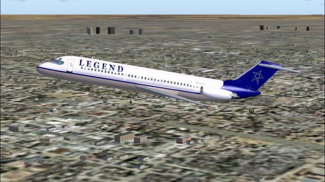 Screenshot 1 — Legend Airlines Douglas DC-9-32
