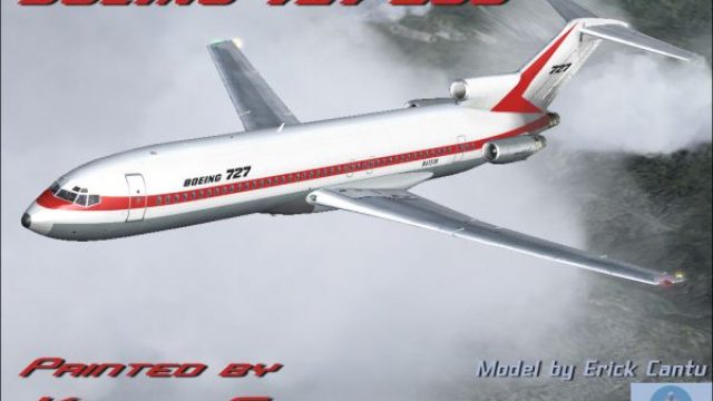 Screenshot 1 — Boeing House Colors 727-200 N4727B
