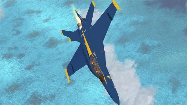 Screenshot 1 — F-18 Super Hornet Blue Angels