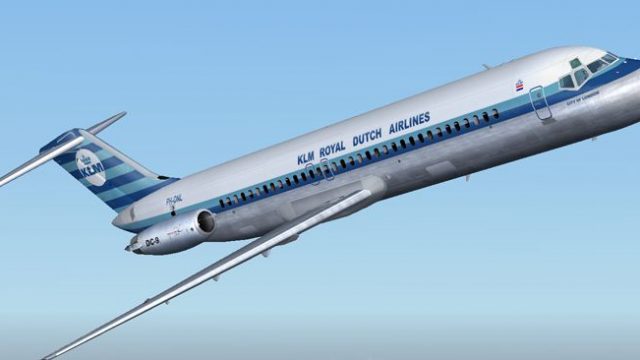 Screenshot 1 — KLM Douglas DC-9-30 (OC)