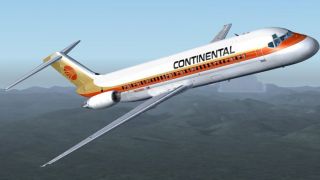 Screenshot 1 — Continental Douglas DC-9-30 (OC)