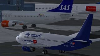 Screenshot 1 — Norwegian Boeing 737-300