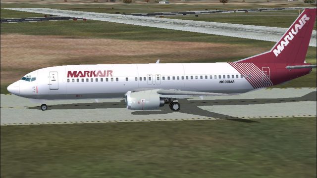 Screenshot 1 — Mark Air Boeing 737-400 V2