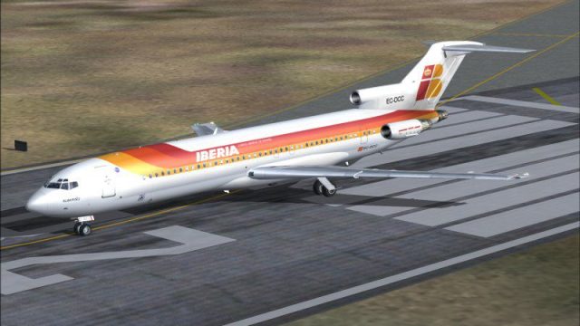 Screenshot 1 — Iberia Boeing 727-200 EC-DCC