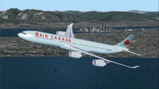 Screenshot 1 — Air Canada Airbus A340-500 C-GKOL