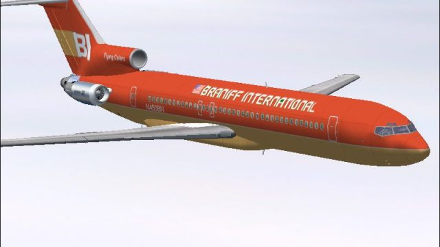 Screenshot 1 — Braniff Boeing 727 N450BN