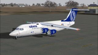 Screenshot 1 — Sabena BAe 146-200