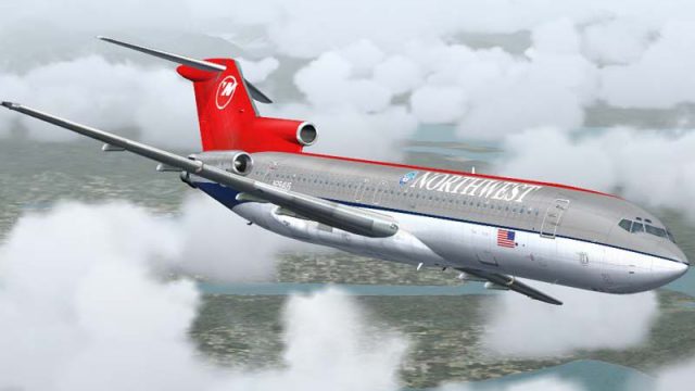 Screenshot 1 — Flight 1 Northwest Boeing 727-200