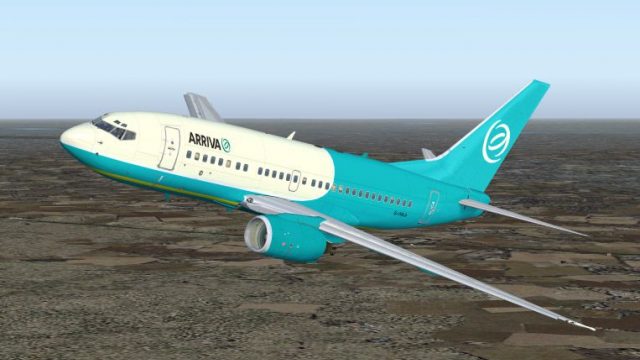 Screenshot 1 — Arriva Boeing 737-600
