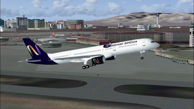 Screenshot 1 — National Airline Boeing 757-200