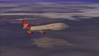 Screenshot 3 — Boeing 747-400 Virgin Atlantic Textures only