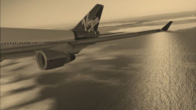 Screenshot 1 — Boeing 747-400 Virgin Atlantic Textures only