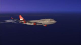 Screenshot 8 — Boeing 747-400 Virgin Atlantic Textures only