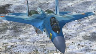 Screenshot 1 — Kazakhstan Air Force Sukhoi Su-27 Flanker B+
