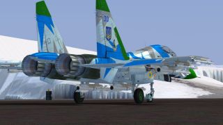 Screenshot 4 — Ukrainian Air Force Sukhoi Su-27 Flanker