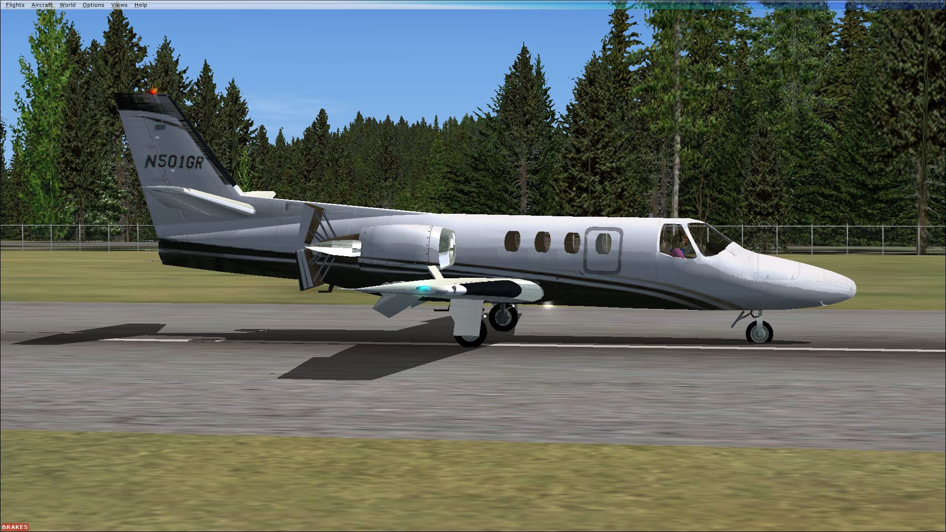 Cessna Citation 500 N501GR for FSX