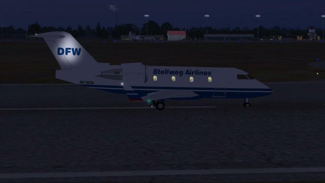 Screenshot 1 — Stellweg Airlines Bombardier CL604 DF-WCX
