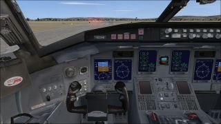 Screenshot 1 — POSKY Bombardier CRJ-700 Virtual Cockpit