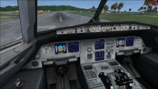 Screenshot 1 — Airbus A321 Virtual Cockpit Textures