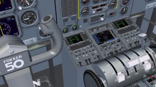 Screenshot 3 — Fokker 60 Flight Deck And Passenger Compartment