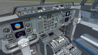 Screenshot 1 — Fokker 60 Flight Deck And Passenger Compartment