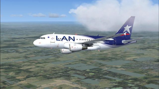 Screenshot 1 — Airbus A318-100 LAN Airlines