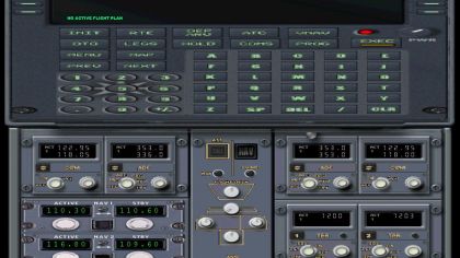 Fokker 60 Dual Display Panel for FSX