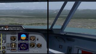 Screenshot 1 — Fokker 50 Dual Display Panel