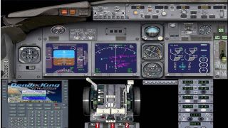 Screenshot 1 — Multiple Monitor Instrument Panels For Boeing 737-800